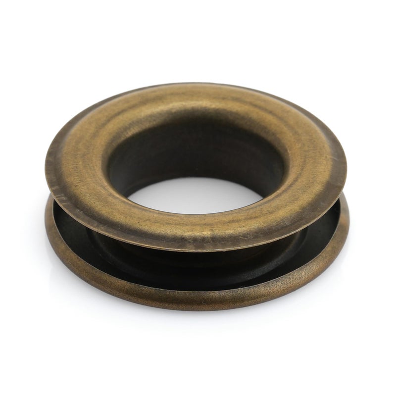 CRAFTMEmore 3/8" (10MM) Hole 100 Sets Grommets Eyelets with Washers for Clothes, Leather, Canvas (Antique Brass) - Image 3